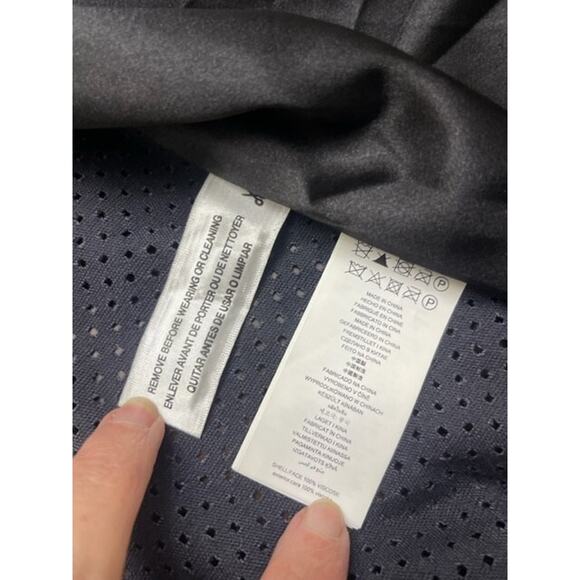 Michael Kors Women Black Faux Leather Bomber Perforated Jacket Sz Large NWT $195 - Picture 11 of 13